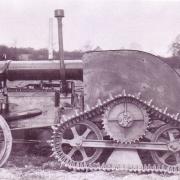 Leamington half-track prototype conversion on Fordson tractor.