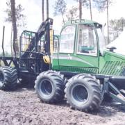 Sogedep SF 24 8x8 forwarder.