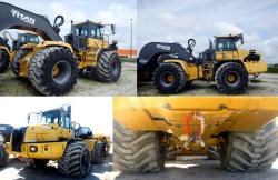 Bell 4206d 4x4 tractor and scraper 2008
